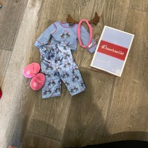 MY AG American Girl Doll- REINDEER PJ RET 2001 MIB OUTFIT